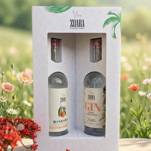 מארז זוגי של ג׳ין קראפט וליקר מנדרינה על בסיס תמר מג׳הול – שילוב ישראלי ייחודי